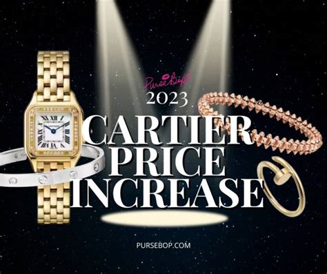 Cartier Price Increase .